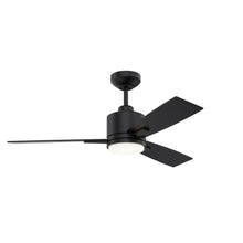 Load image into Gallery viewer, NUVEL 42 in. Matte Black Ceiling Fan - Black