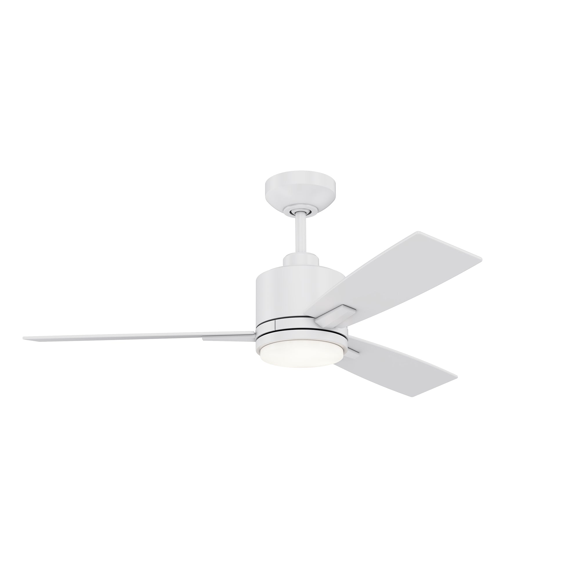 NUVEL 42 in. Matte Black Ceiling Fan - White