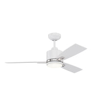 Load image into Gallery viewer, NUVEL 42 in. Matte Black Ceiling Fan - White