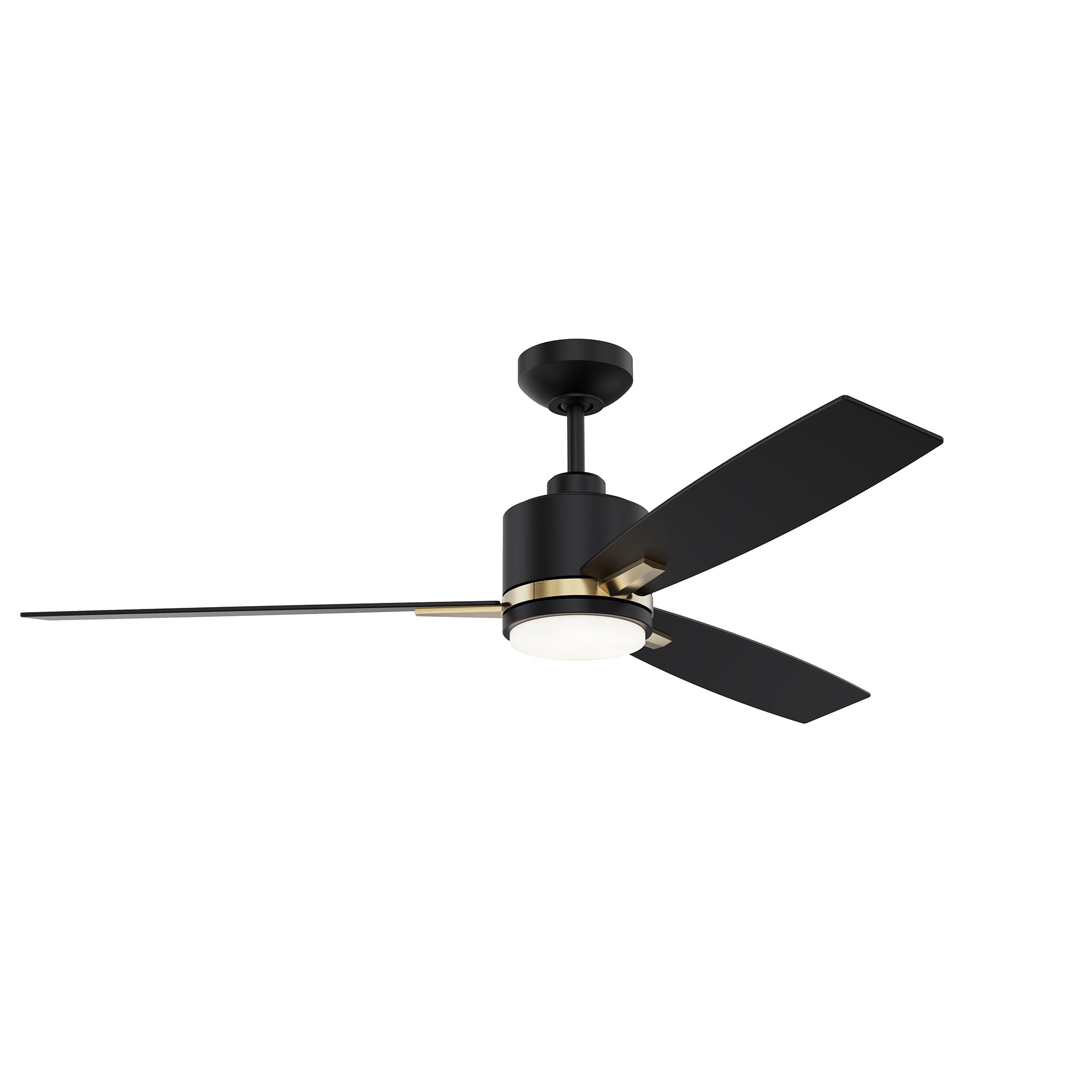 NUVEL 52 in. Matte Black Ceiling Fan - Black