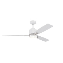 Load image into Gallery viewer, NUVEL 52 in. Matte Black Ceiling Fan - White