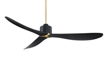 Load image into Gallery viewer, TAROS 60 in. Black Ceiling Fan - Black