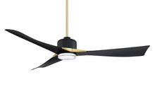 Load image into Gallery viewer, ARIYA 62 in. Black Ceiling Fan - Black