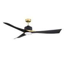 Load image into Gallery viewer, ARIYA 62 in. Black Ceiling Fan - Black