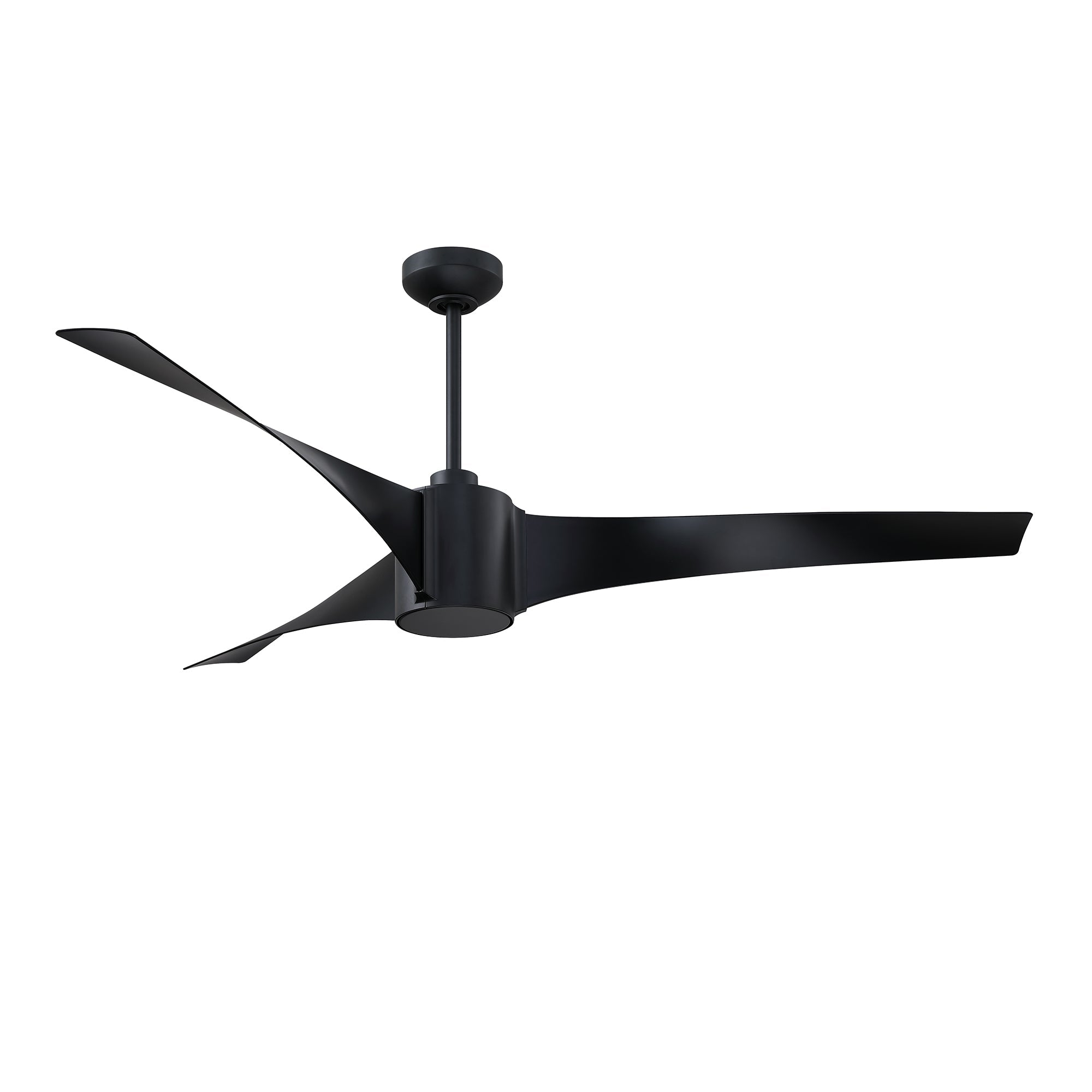 CIMION 60 in. Black Ceiling Fan - Black