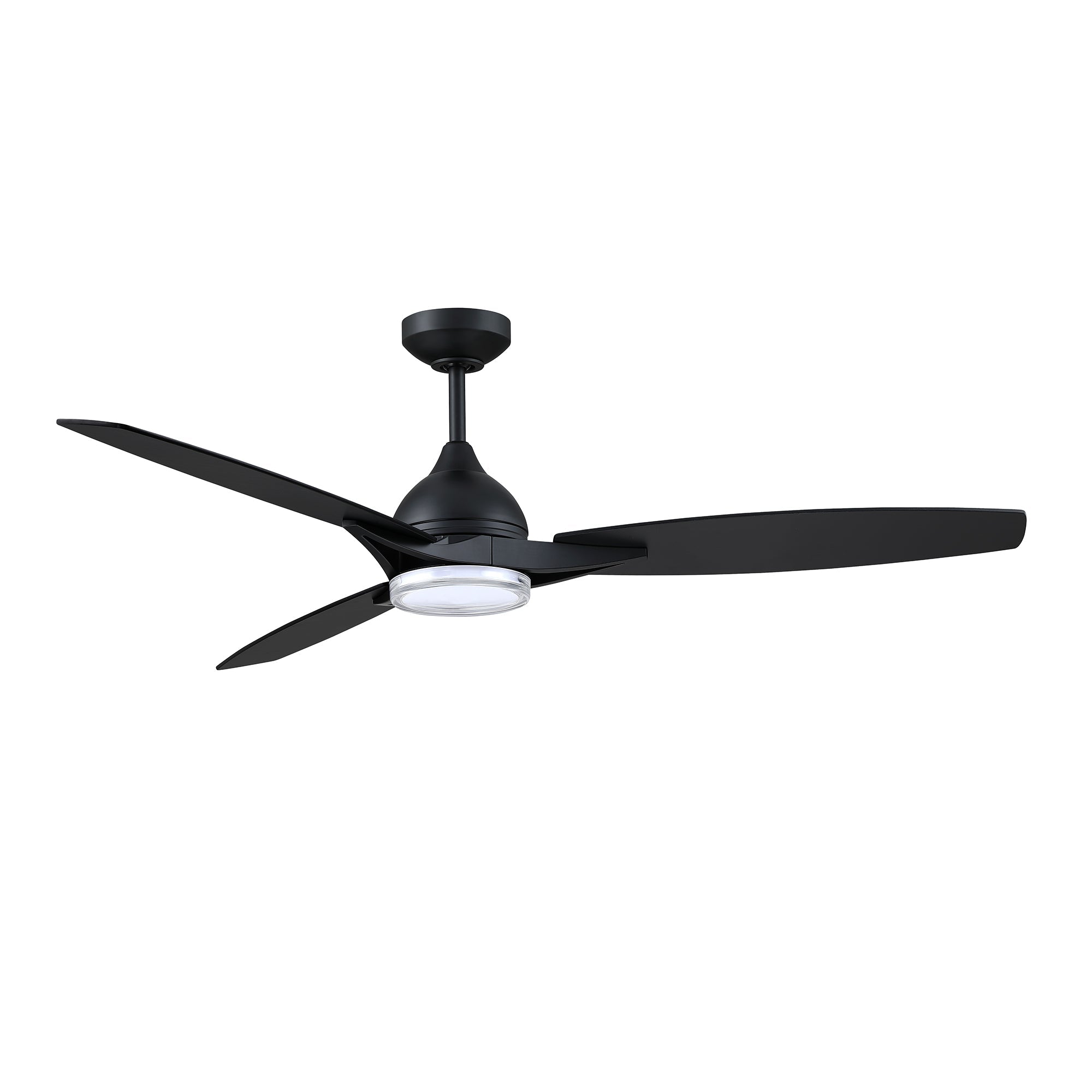 NOVUM 56 in. Black Ceiling Fan - Black