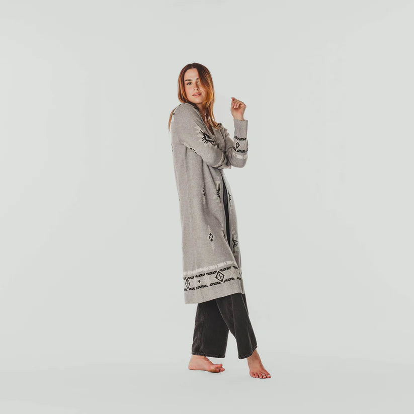 Long Jacquard Sweater
