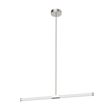 Load image into Gallery viewer, Akari 37-in Brushed Nickel LED Linear Pendant