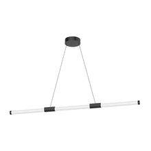 Load image into Gallery viewer, Akari 48-in Black LED Linear Pendant