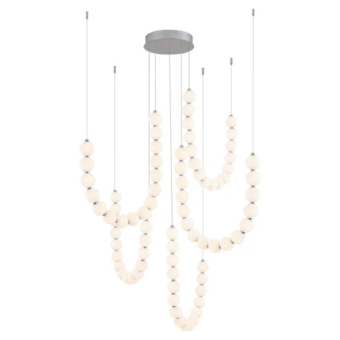 Akoya 54-in 5-Head Chandelier