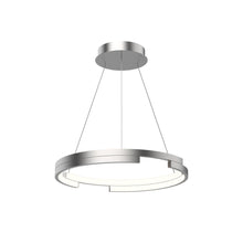 Load image into Gallery viewer, Anello Minor 19-in Brushed Nickel LED Pendant