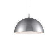 Load image into Gallery viewer, Archibald 32-in Brushed Nickel With Black Detail 1 Light Pendant