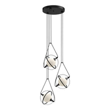 Load image into Gallery viewer, Aries 18-in Black LED Chandeliers