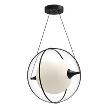 Load image into Gallery viewer, Aries 16-in Black LED Pendant