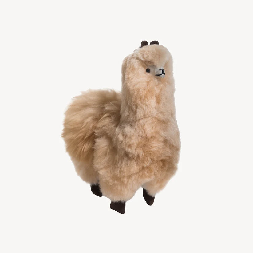 Alpaca Fur Standing Alpaca Beige