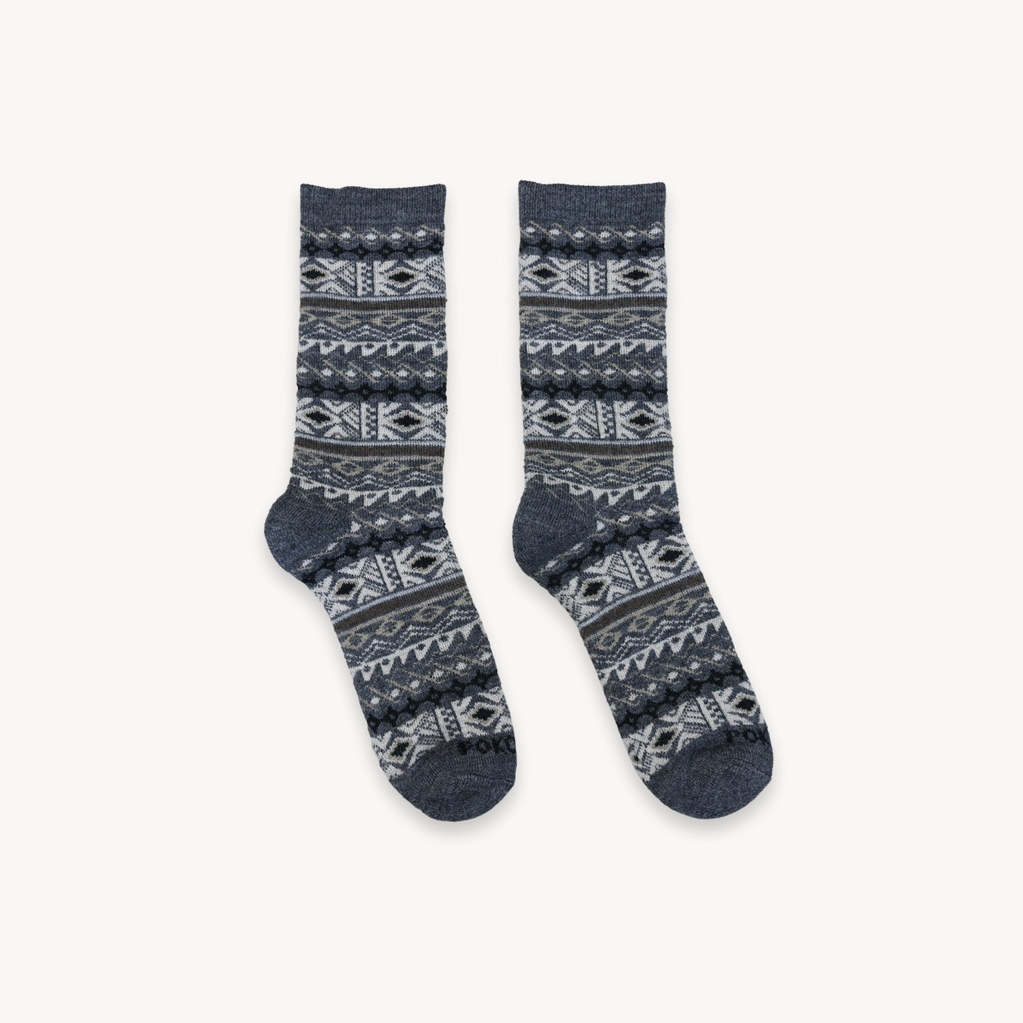 Alpaca Socks - Thick Print - Rockface