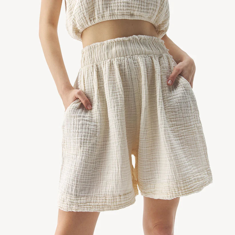 Crinkle Relaxed Shorts (3 Colours)