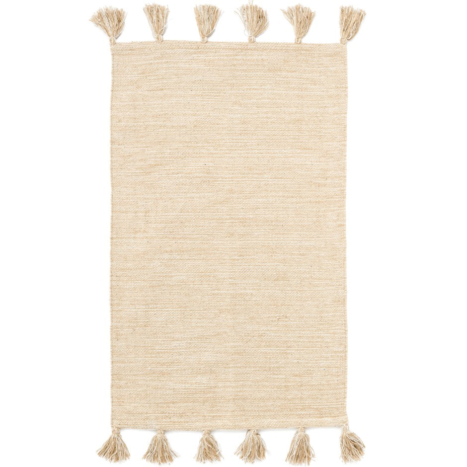 VALE RUG COTT 24X36 BEIGE-NATURAL