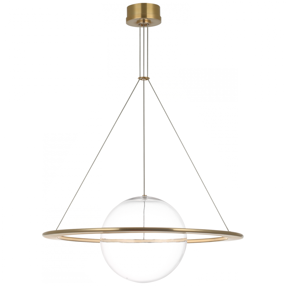 Cosmos 28" Ring and Orb Chandelier