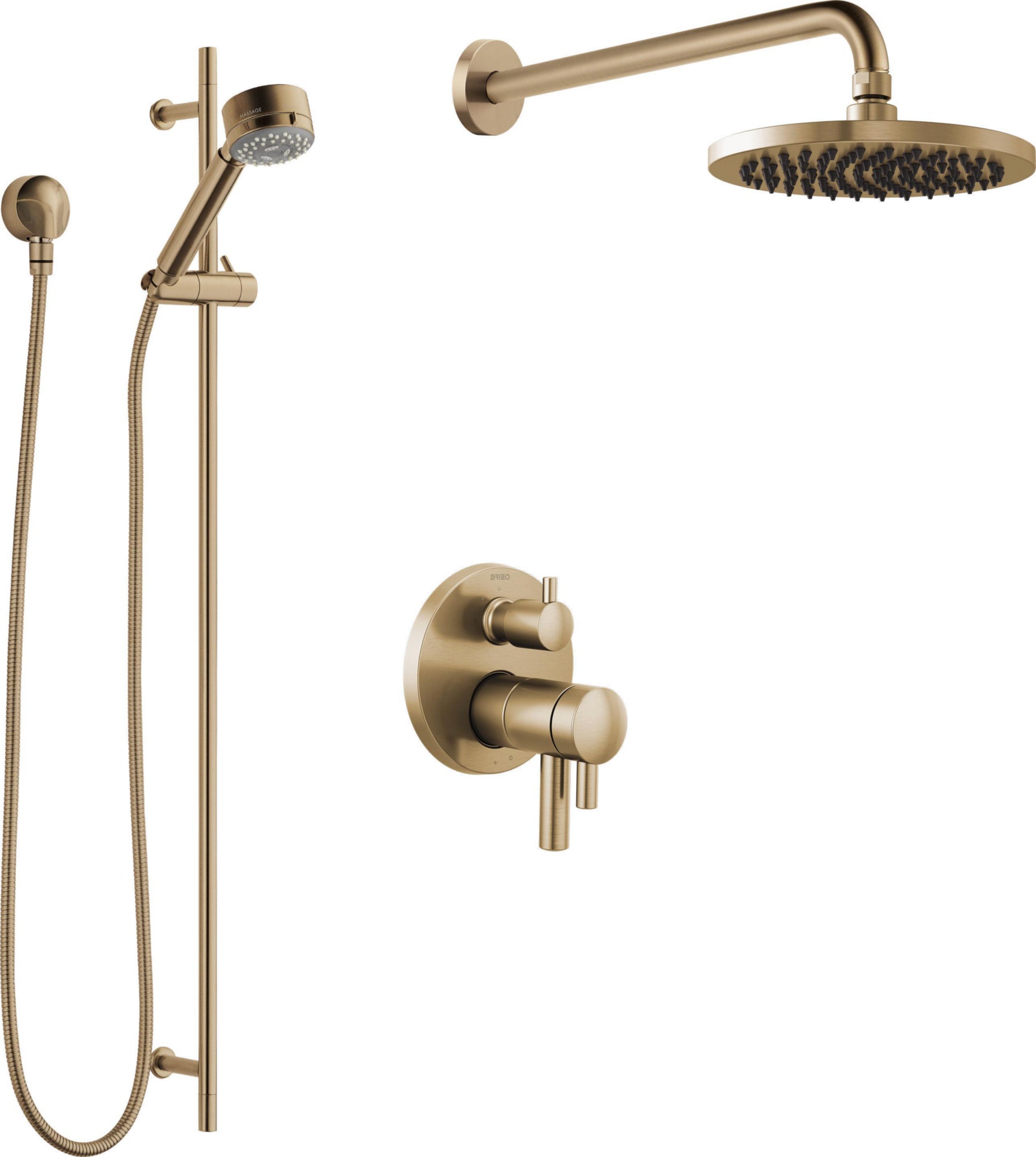 ROUND THERMOSTATIC SHOWER KIT