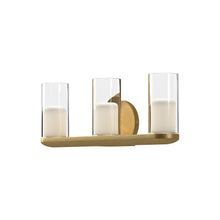 Load image into Gallery viewer, Birch 19-in Brushed Gold/Clear LED Vanity