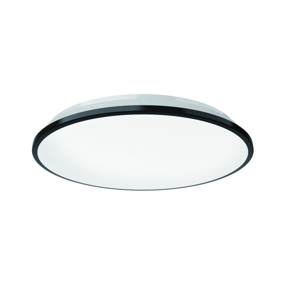 Brook 13-in Black LED Flush Mount