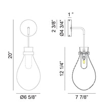 Load image into Gallery viewer, Seranna Sconces-W31901 - by Matteo Lighting
