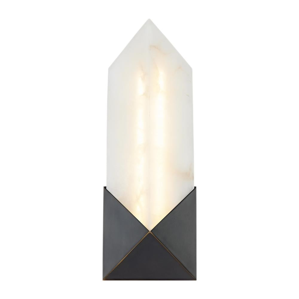 Caesar 12-in Urban Bronze/Alabaster LED Wall/Vanity