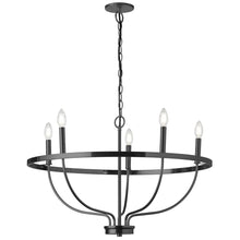 Load image into Gallery viewer, 5LT Incandescent Chandelier, MB
