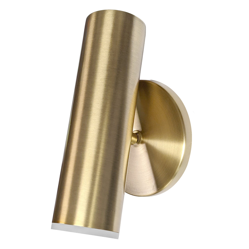 6W Wall Sconce, AGB w/ FR Acrylic Diffuser