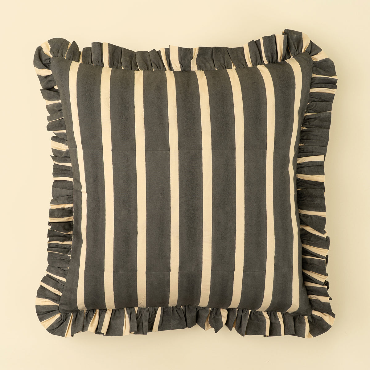 20x20 Ruffle Stripe Pillow