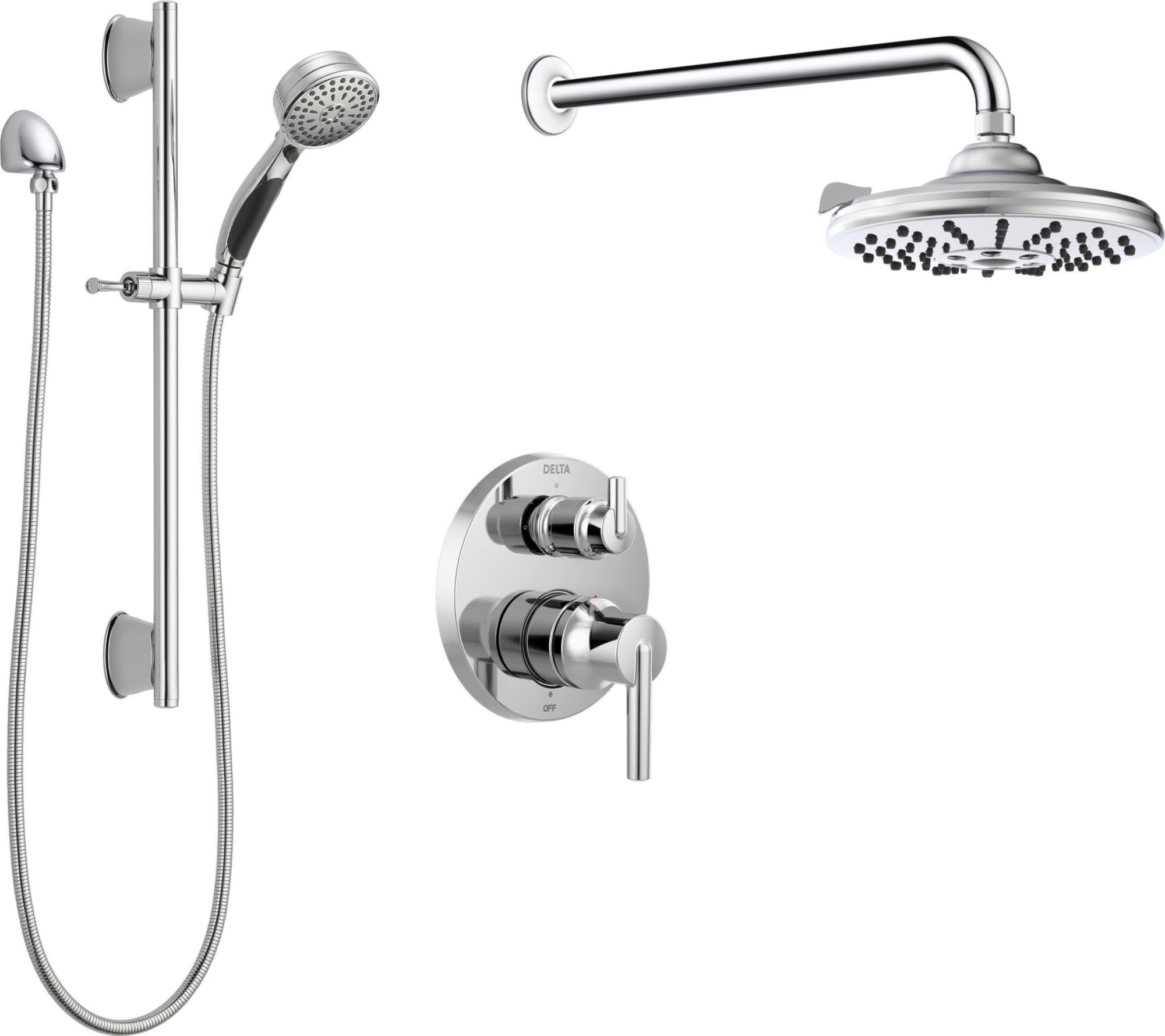 ROUND PRESSURE BALANCE SHOWER KIT