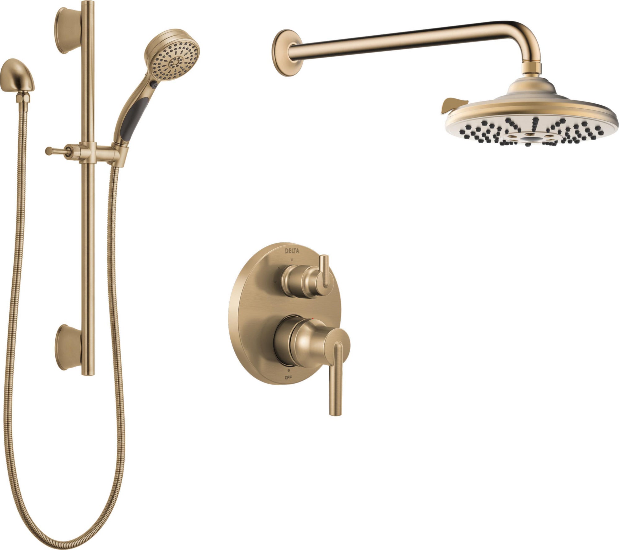ROUND PRESSURE BALANCE SHOWER KIT