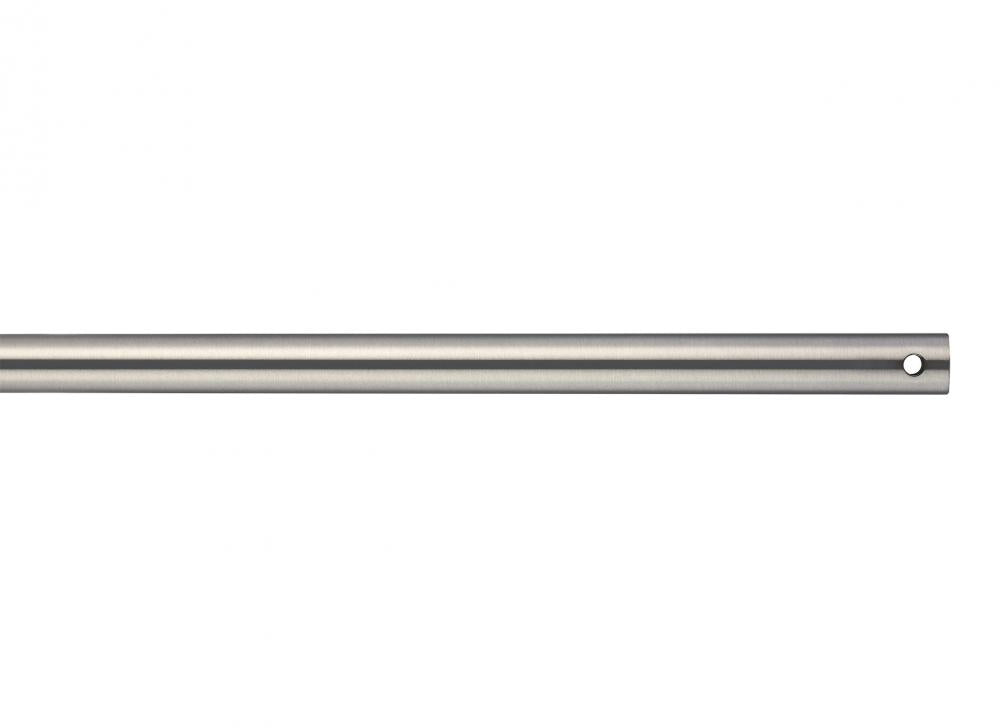 72" Downrod in Brushed Steel