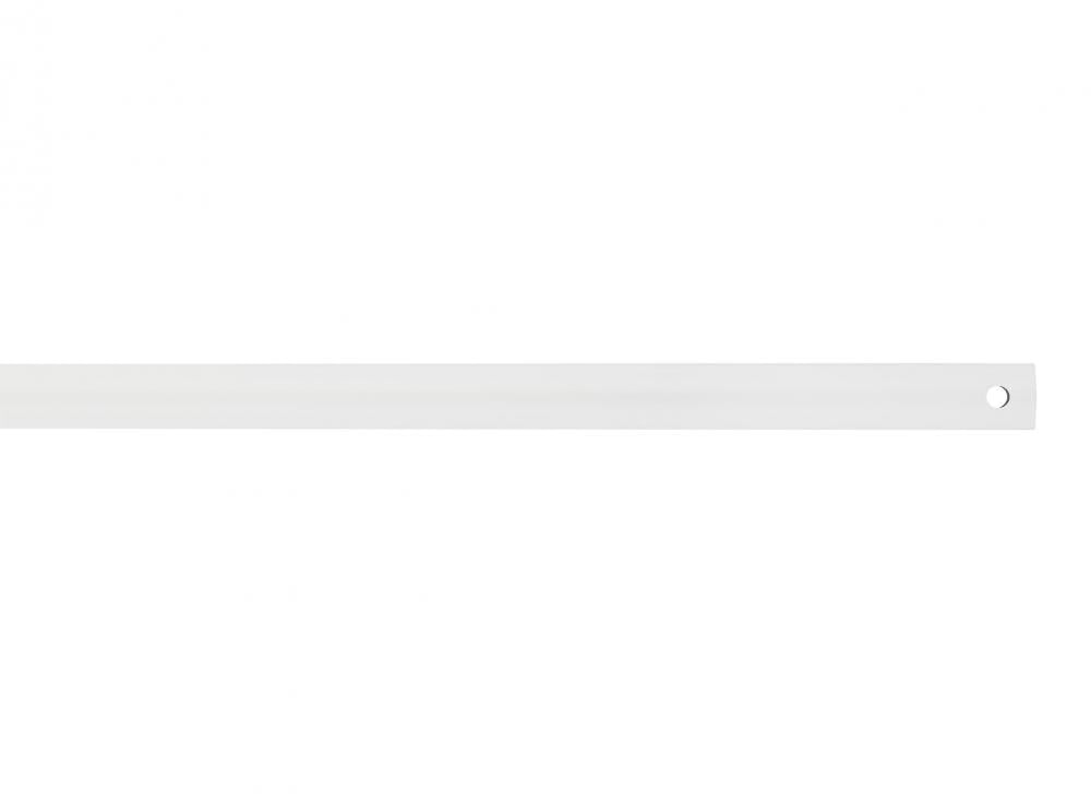 18" Coastal Downrod in Matte White