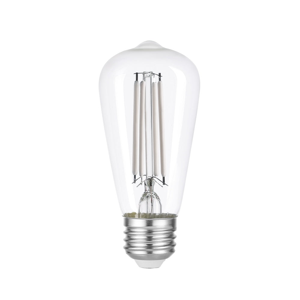 ST17 E26, 3000K 7.5W 750 LM, DIMMABLE CRI80, IVORY FILAMENT