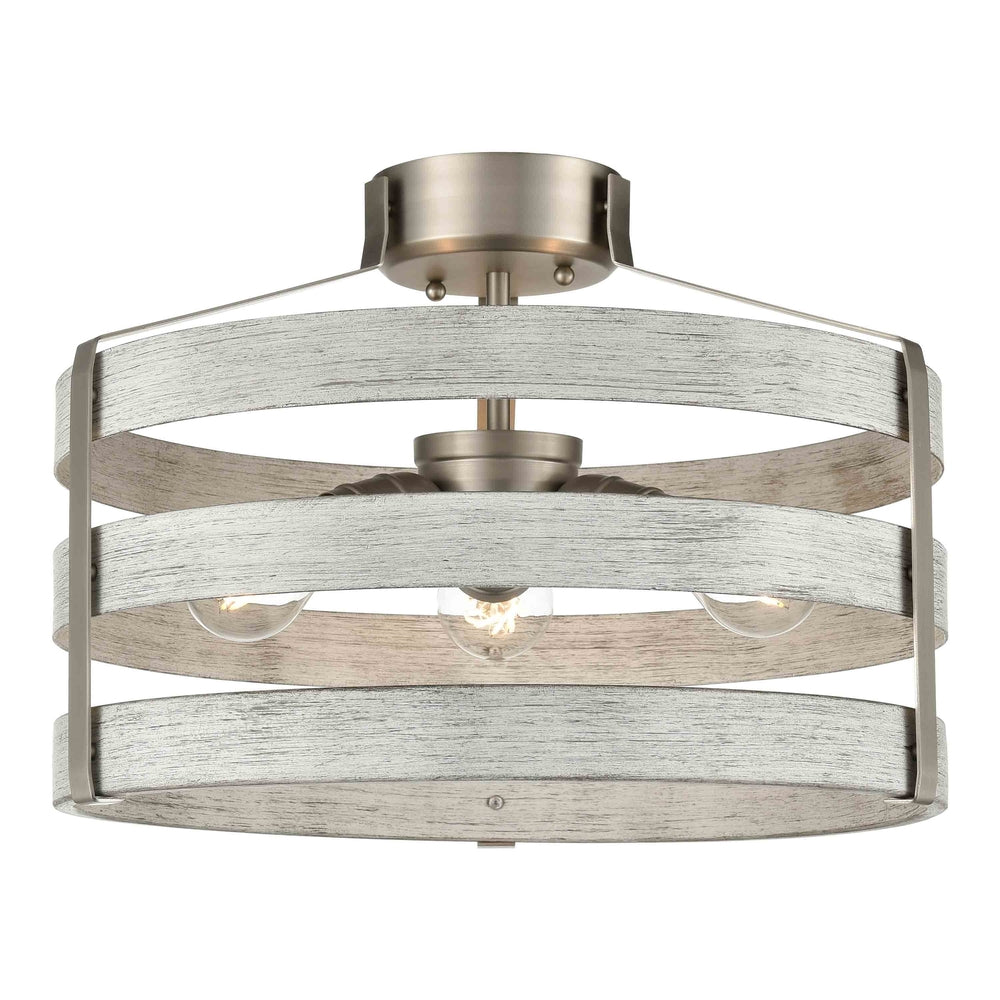 Fort Garry 3 Light Large Semi-Flush Mount