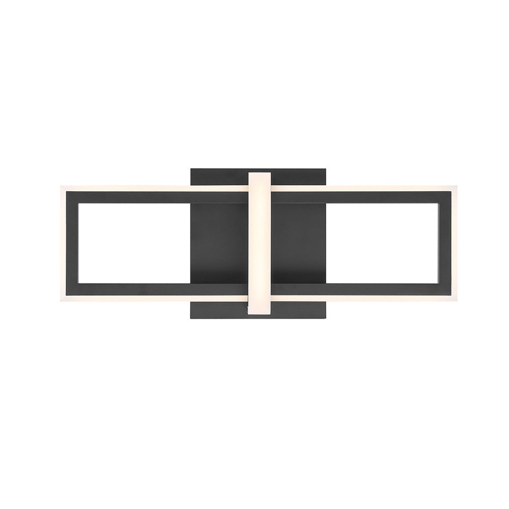 Bordo 1 Light 16" Sconce in Black