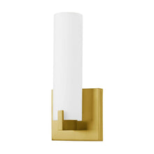 Load image into Gallery viewer, Elizabeth 12-in Brushed Gold LED Wall Sconce