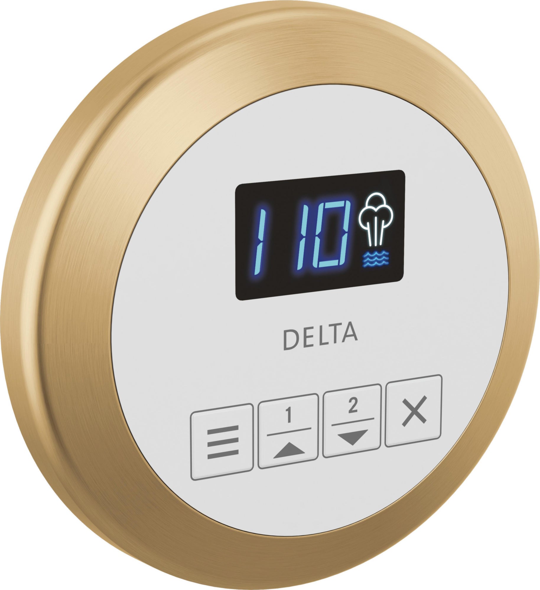 ROUND STEAM CONTROL CHAMPAGNE BRONZE