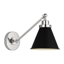 Load image into Gallery viewer, Wellfleet Single Arm Cone Task Sconce