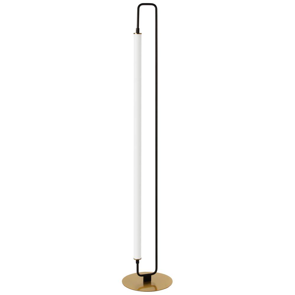 28W Floor Lamp, MB & AGB w/ WH Acrylic