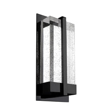 Load image into Gallery viewer, Gable 12-in Black LED Wall Sconce