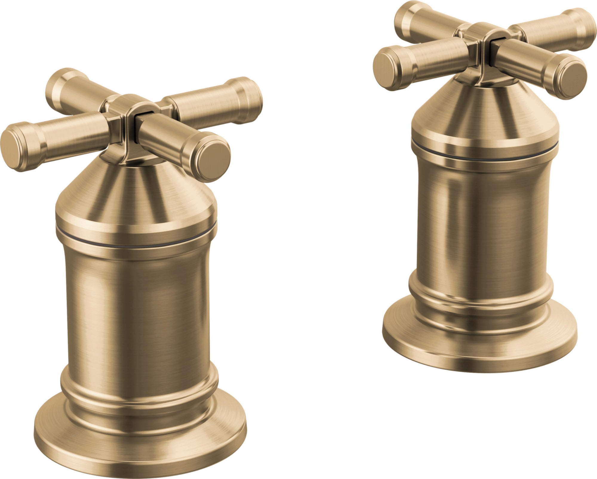 2 HANDLE ROMAN TUB HANDLE KIT-CROSS