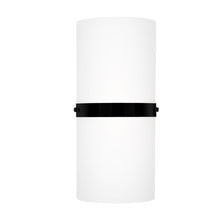Load image into Gallery viewer, Harrow 13-in Black LED Wall Sconce