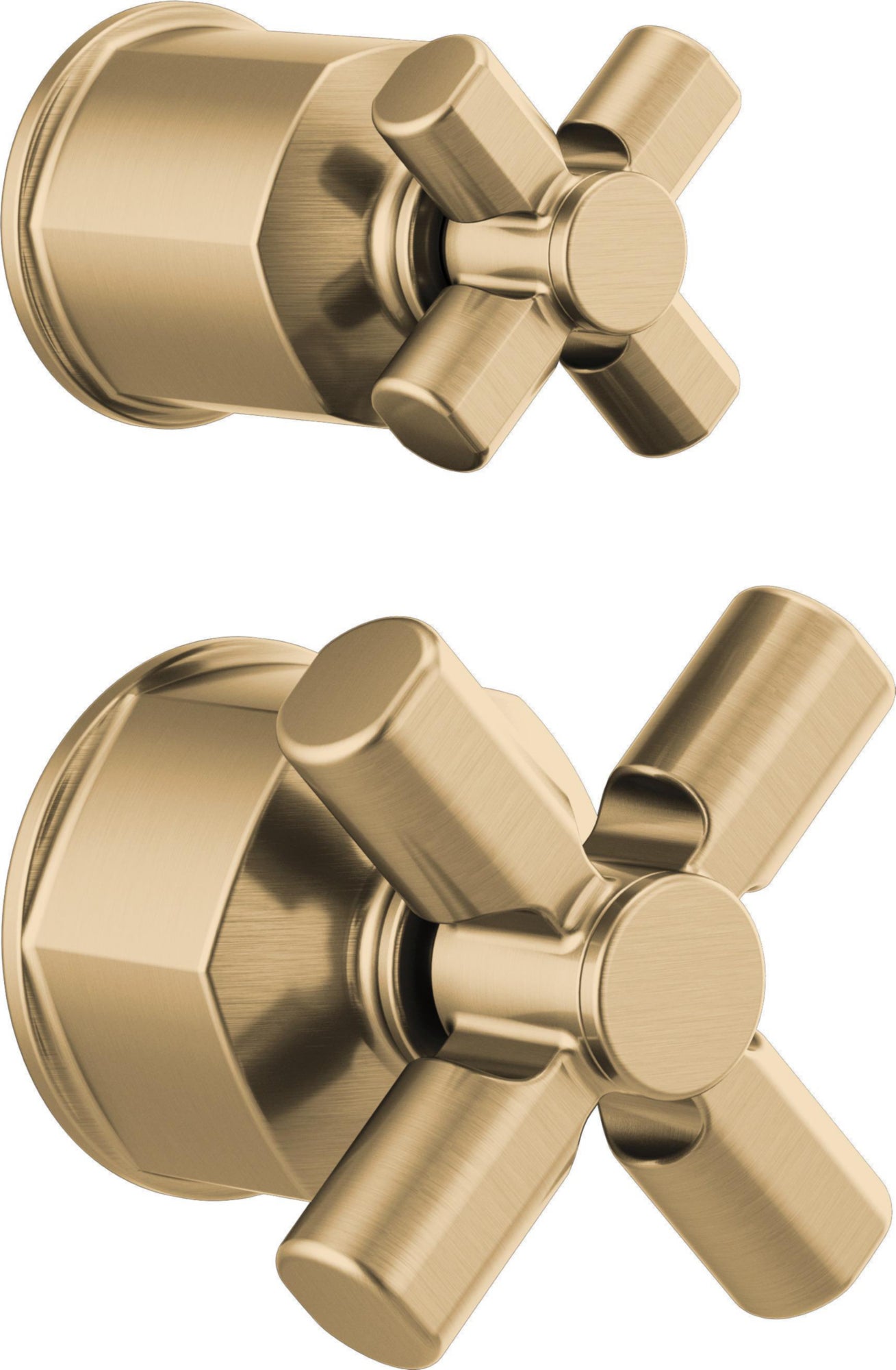 PRESSURE BALANCE VALVE WITH DIVERTER TRIM HANDLE KIT - CROSS