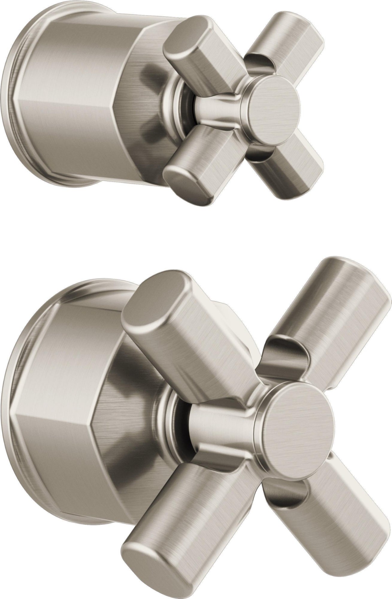 PRESSURE BALANCE VALVE WITH DIVERTER TRIM HANDLE KIT - CROSS