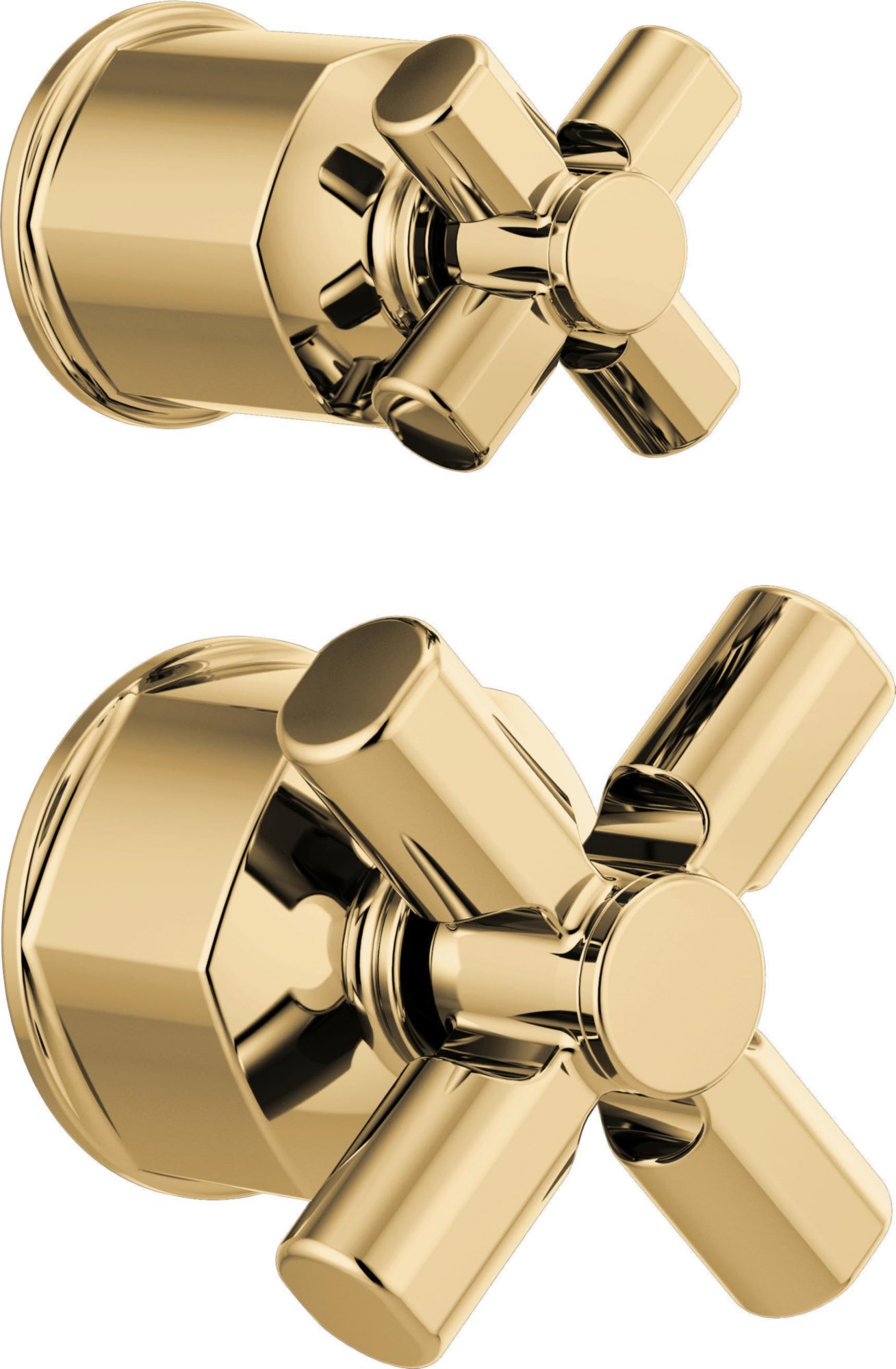 PRESSURE BALANCE VALVE WITH DIVERTER TRIM HANDLE KIT - CROSS