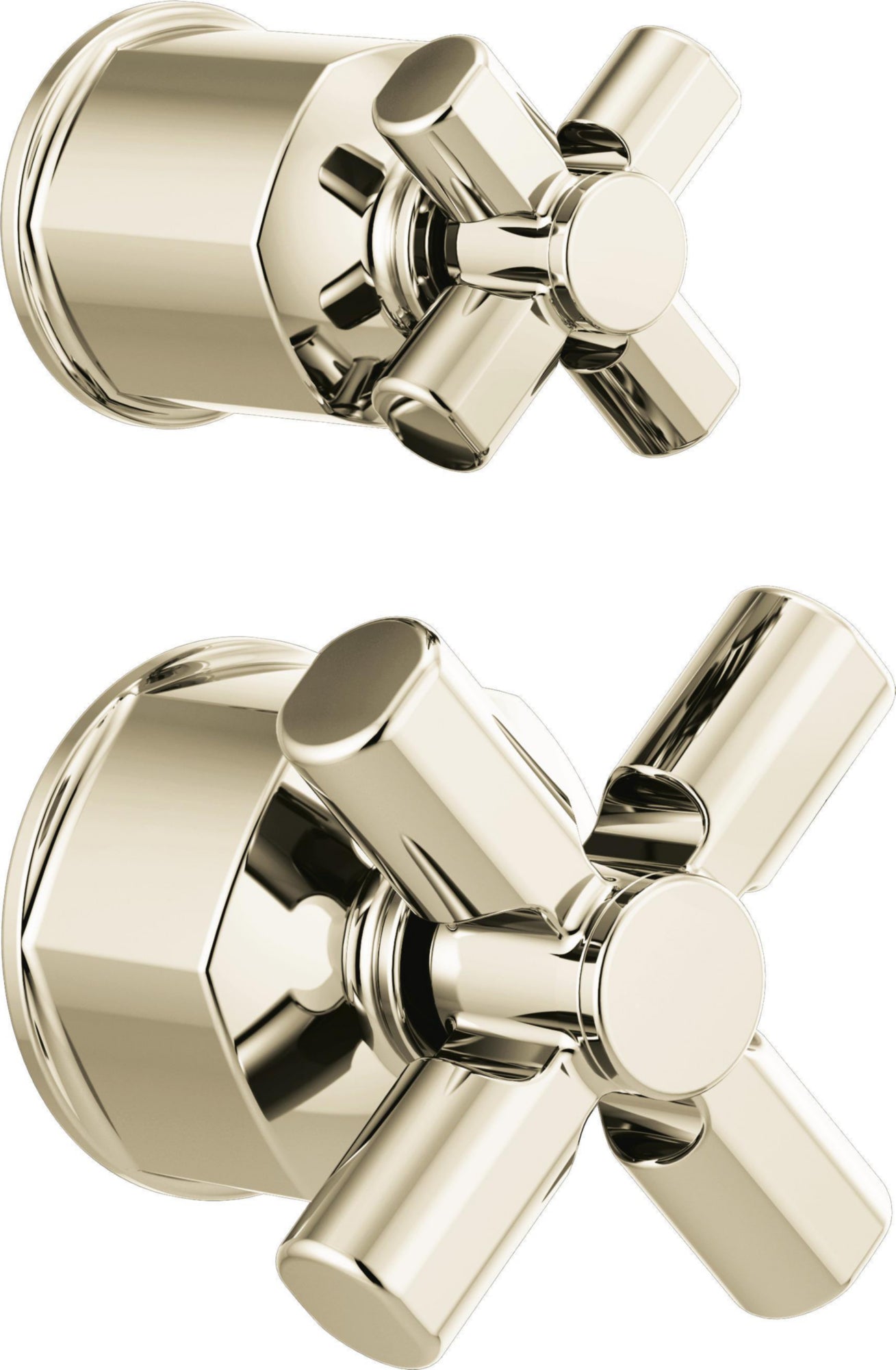 PRESSURE BALANCE VALVE WITH DIVERTER TRIM HANDLE KIT - CROSS