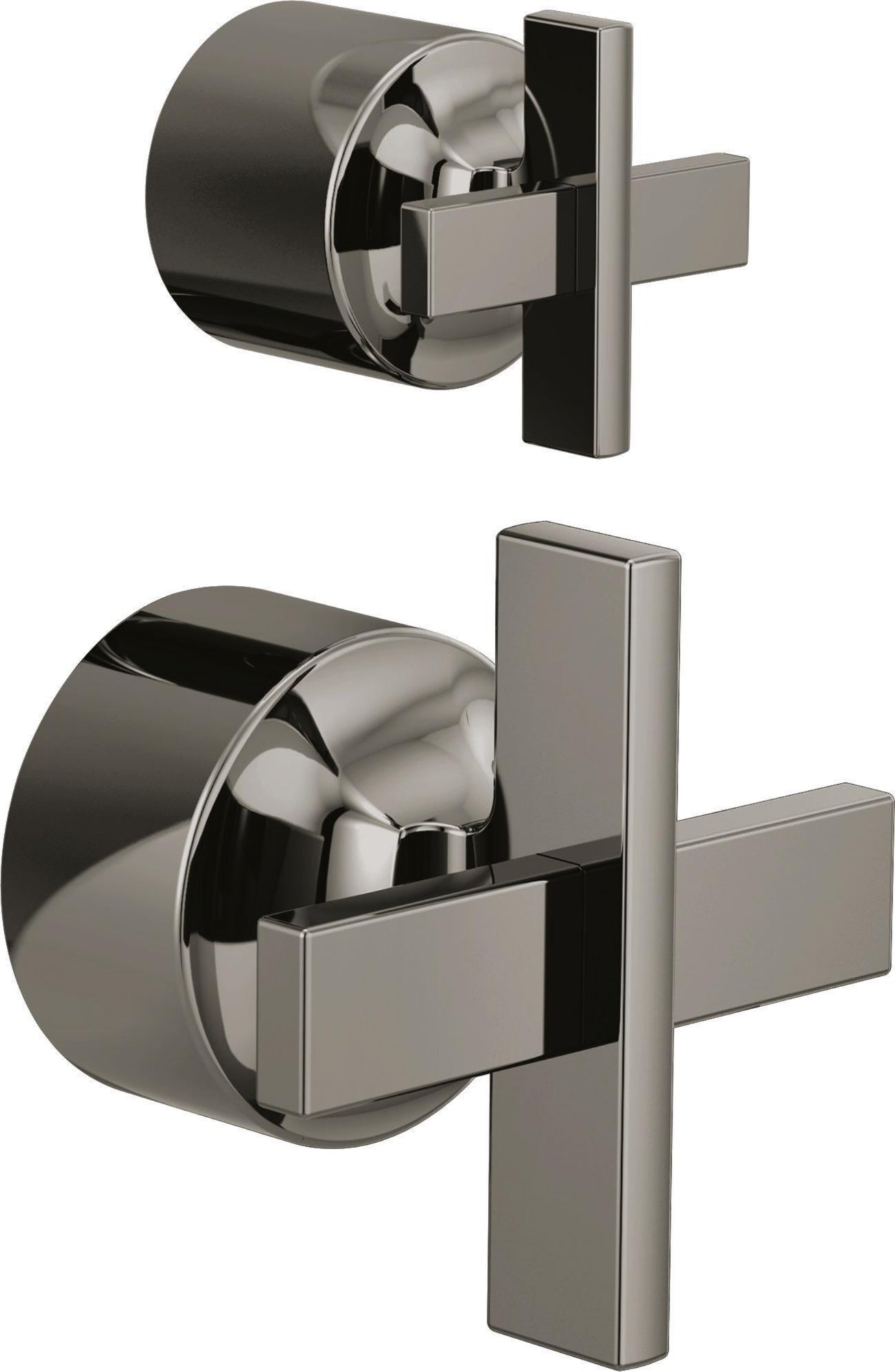PRESSURE BALANCE VALVE WITH DIVERTER TRIM HANDLE KIT - CROSS